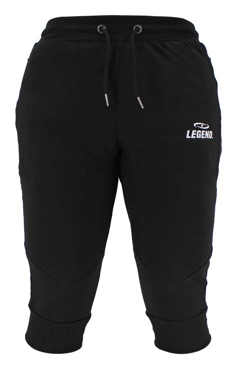 Legend Sports Joggingbroek heren driekwart zwart .